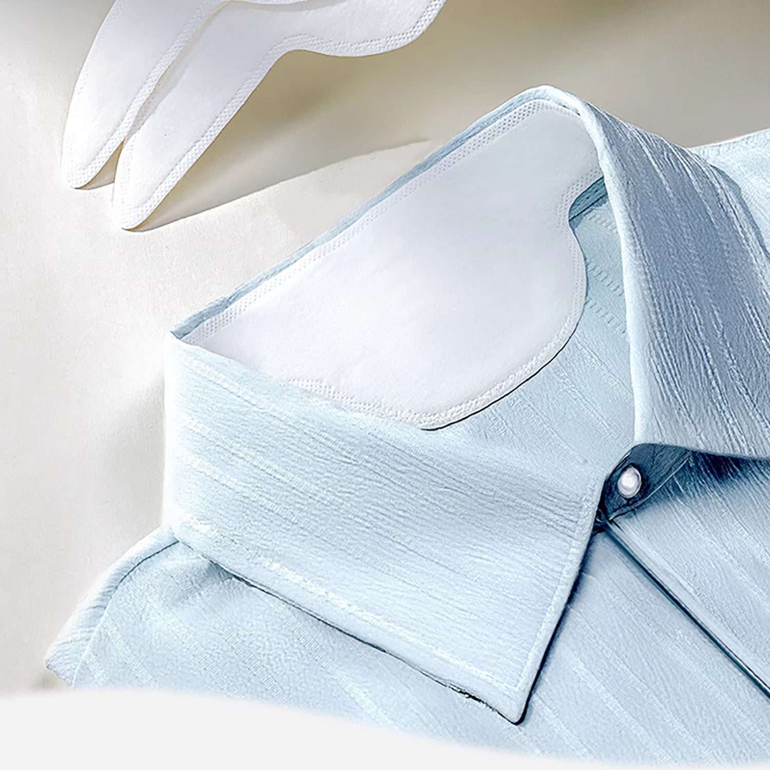 dress shirt collar protector Disposable Collar Sweat Pads - Self-adhesive Shirt Protector for Comfortable Neck Liner - 2 Rolls | Buy Now with Express International Delivery