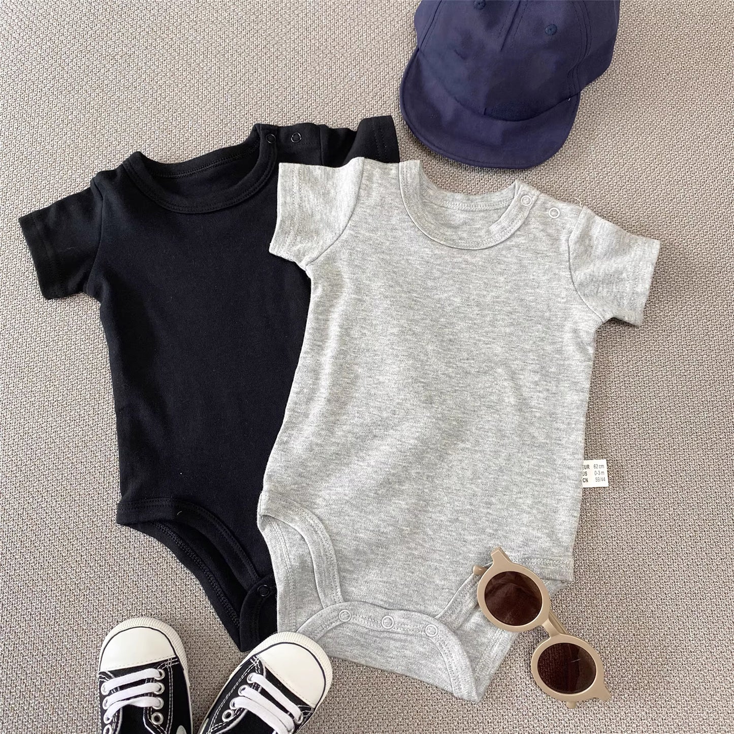 Sirhao Snap crotch shirts for infants and toddlers
