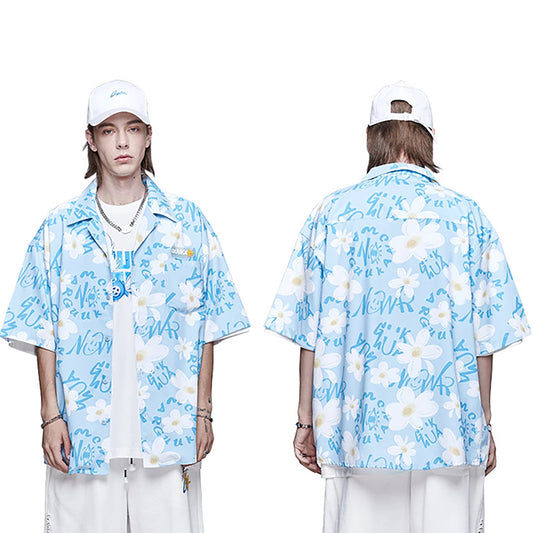 Sirhao Button-front aloha shirts