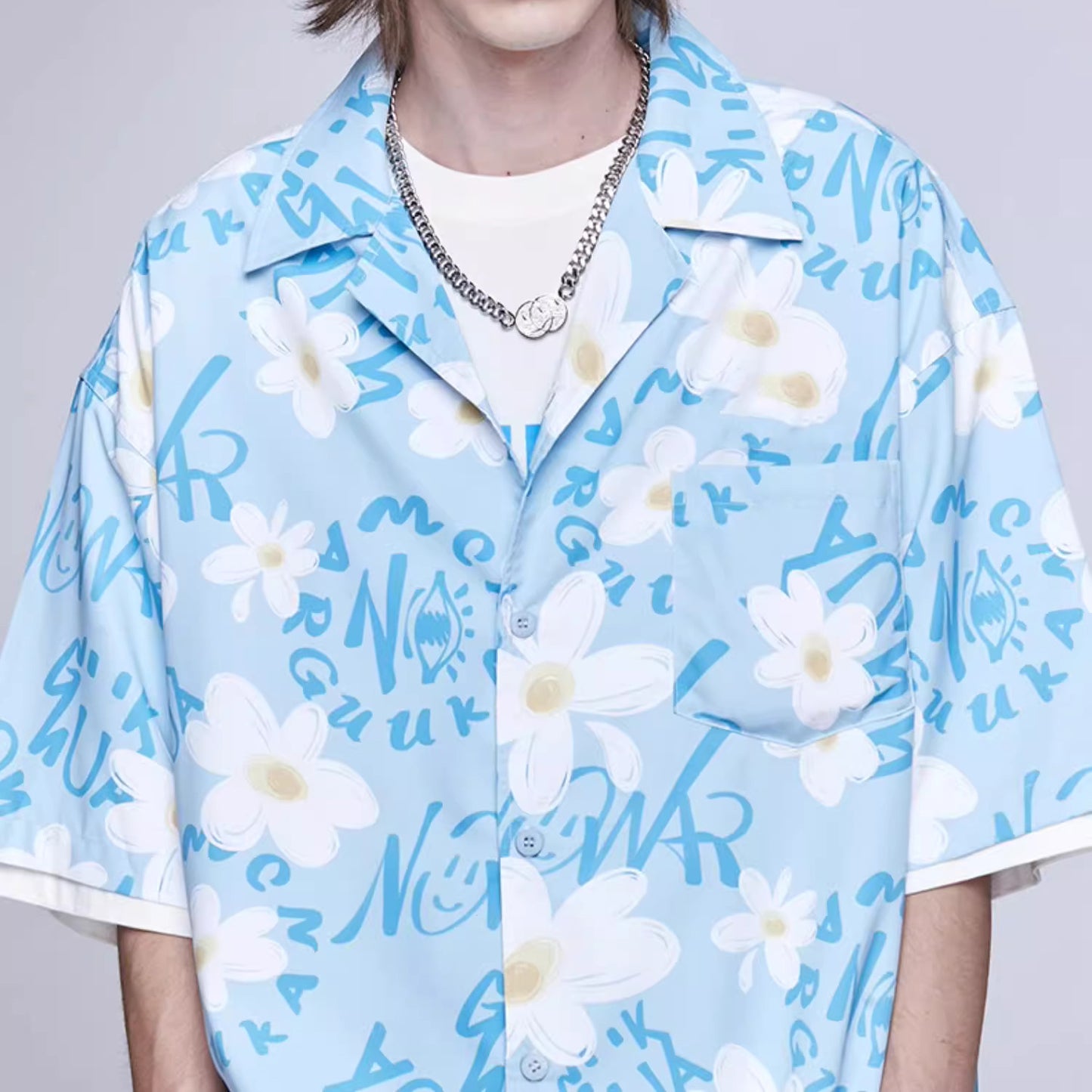 Sirhao Button-front aloha shirts